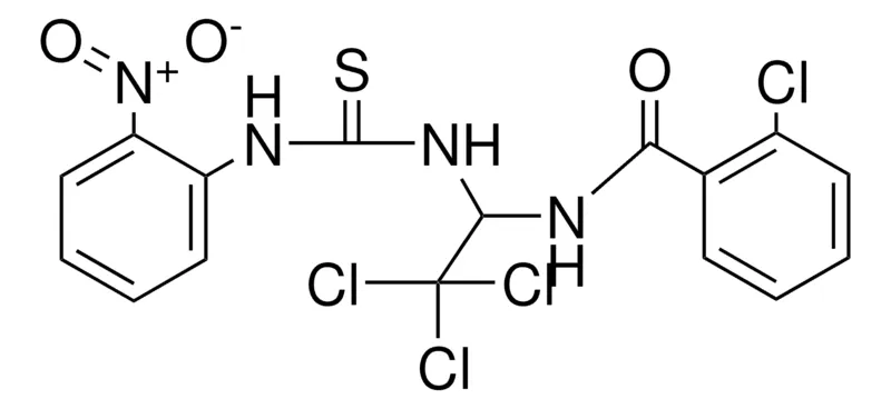 Sigma-Aldrich 2-CHLORO-N-(2,2,2-TRICHLORO-1-(3-(2-NITRO-PHENYL)-THIOUREIDO)-ETHYL)-BENZAMIDE,AldrichCPR