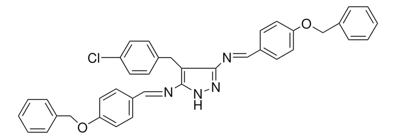 Sigma-Aldrich N(3),N(5)-BIS-(4-BENZYLOXY-BENZYLIDENE)-4-(4-CL-BENZYL)-1H-PYRAZOLE-3,5-DIAMINE,AldrichCPR