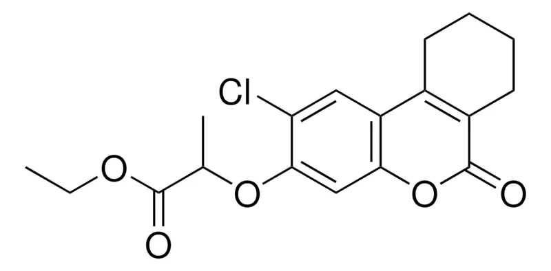 Sigma-Aldrich 2-(2-CL-6-OXO-TETRAHYDRO-6H-BENZO(C)CHROMEN-3-YLOXY)-PROPIONIC ACID ETHYL ESTER,AldrichCPR