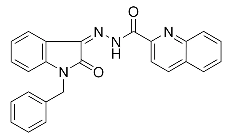 Sigma-Aldrich QUINOLINE-2-CARBOXYLIC ACID (1-BENZYL-2-OXO-1,2-2H-INDOL-3-YLIDENE)-HYDRAZIDE，AldrichCPR