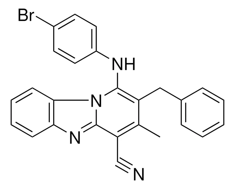 Sigma-Aldrich 2-BENZYL-1-(4-BR-PH-AMINO)-3-ME-BENZO(4,5)IMIDAZO(1,2-A)PYRIDINE-4-CARBONITRILE，AldrichCPR