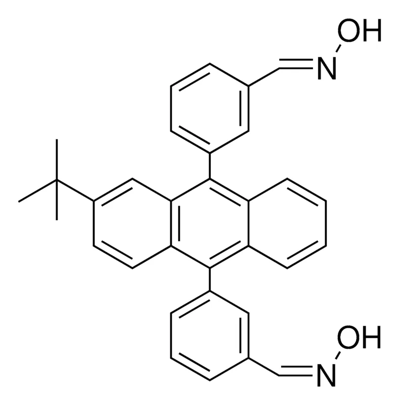 Sigma-Aldrich (1E,1'Z)-3-(2-TERT-BUTYL-10-(3-((Z)-(HYDROXYIMINO)METHYL)PHENYL)ANTHRACEN-9-YL)BENZALDEHYDE OXIME,AldrichCPR