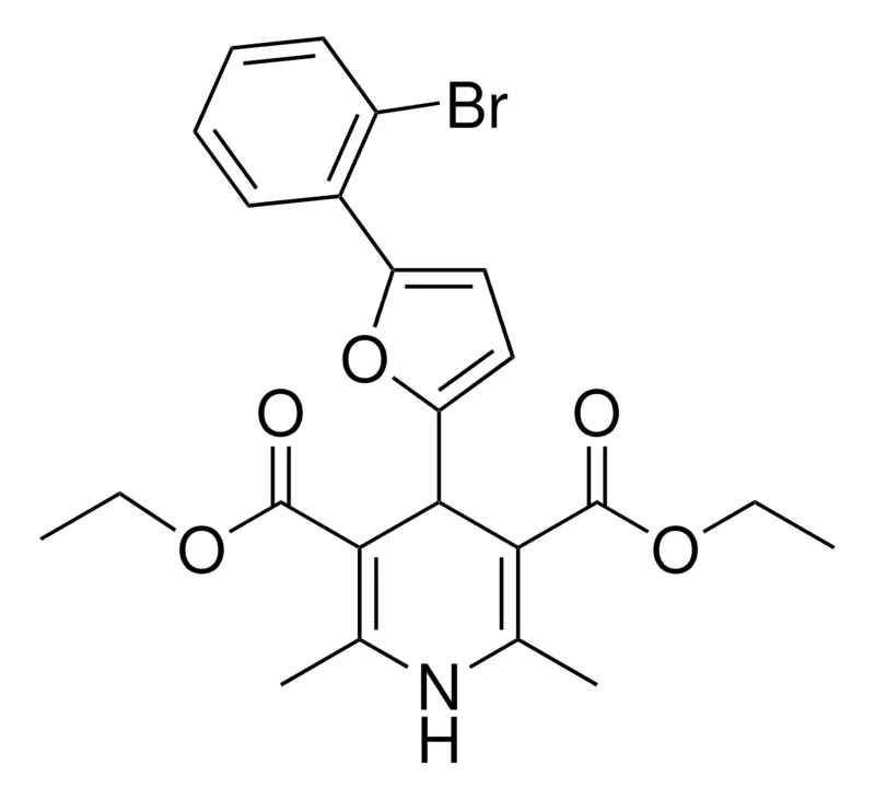 Sigma-Aldrich DIETHYL 4-(5-(2-BROMOPHENYL)-2-FURYL)-2,6-DIMETHYL-1,4-DIHYDRO-3,5-PYRIDINEDICARBOXYLATE,AldrichCPR