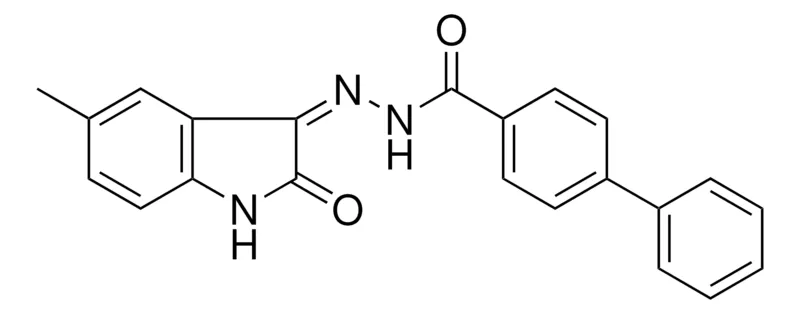 Sigma-Aldrich BIPHENYL-4-CARBOXYLIC ACID (5-ME-2-OXO-1,2-DIHYDRO-INDOL-3-YLIDENE)-HYDRAZIDE，AldrichCPR