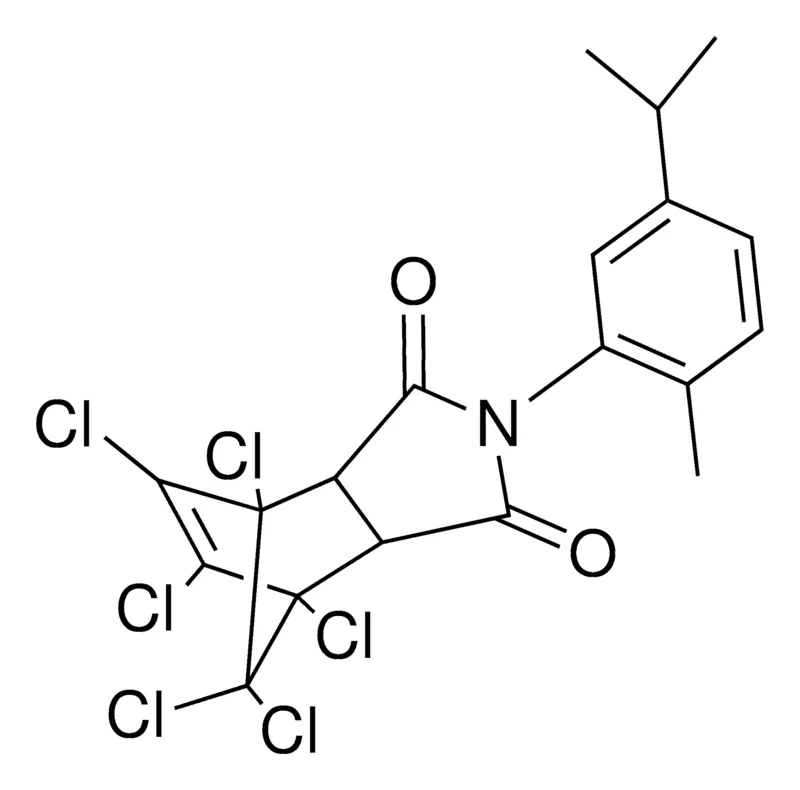 Sigma-Aldrich 1,4,5,6,7,7-HEXACHLORO-N-(5-ISOPROPYL-2-METHYLPHENYL)5NORBORNENE23DICARBOXIMIDE,AldrichCPR