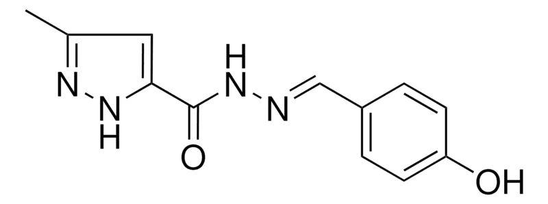 Sigma-Aldrich 5-METHYL-2H-PYRAZOLE-3-CARBOXYLIC ACID (4-HYDROXY-BENZYLIDENE)-HYDRAZIDE,AldrichCPR