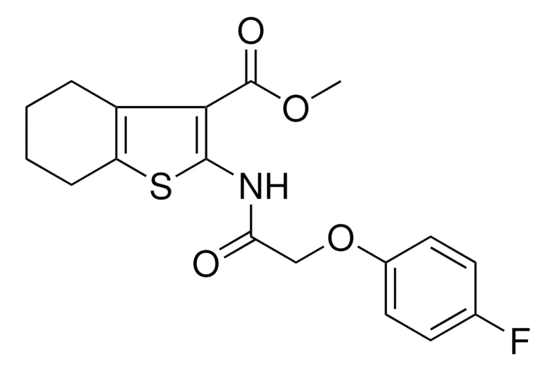 Sigma-Aldrich ME 2-(((4-F-PHENOXY)AC)AMINO)-4,5,6,7-TETRAHYDRO-1-BENZOTHIOPHENE-3-CARBOXYLATE，AldrichCPR