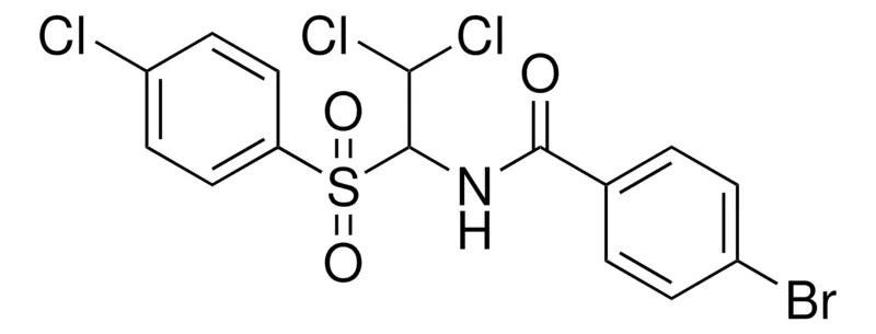 Sigma-Aldrich 4-BROMO-N-(2,2-DICHLORO-1-(4-CHLORO-BENZENESULFONYL)-ETHYL)-BENZAMIDE,AldrichCPR
