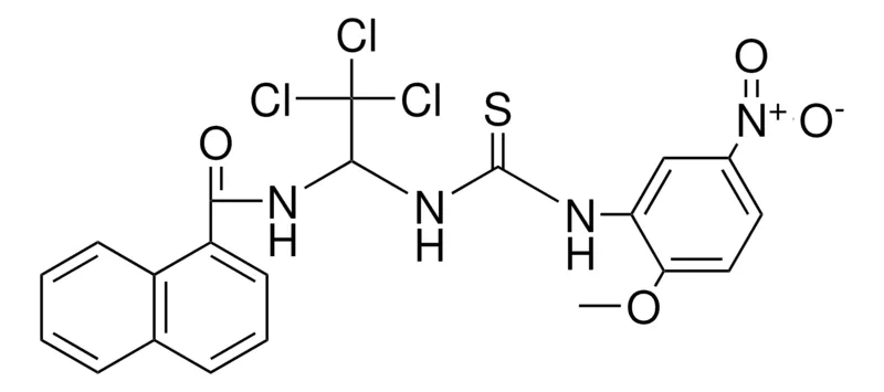 Sigma-Aldrich NAPHTHALENE-CARBOXYLIC ACID (TRICHLORO-1-(3-(MEO-NITRO-PH)-THIOUREIDO)-ET)-AMIDE,AldrichCPR