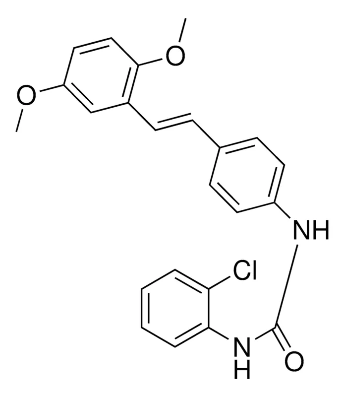 Sigma-Aldrich 1-(2-CHLOROPHENYL)-3-(4-(2,5-DIMETHOXYSTYRYL)PHENYL)UREA,AldrichCPR