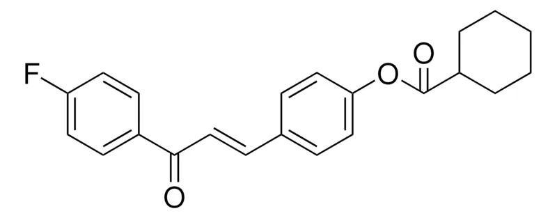 Sigma-Aldrich CYCLOHEXANECARBOXYLIC ACID 4-(3-(4-FLUORO-PHENYL)-3-OXO-PROPENYL)-PHENYL ESTER，AldrichCPR