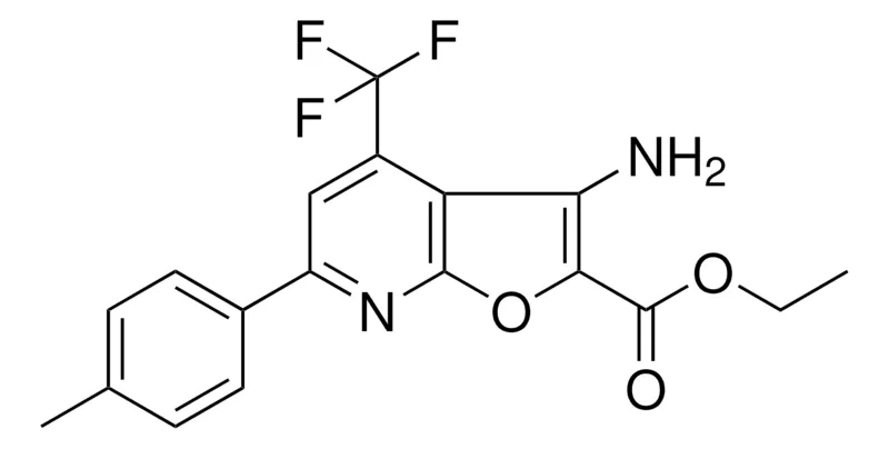 Sigma-Aldrich ET 3-AMINO-6-(4-ME-PHENYL)-4-(TRIFLUOROMETHYL)FURO(2,3-B)PYRIDINE-2-CARBOXYLATE,AldrichCPR