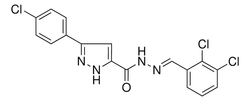 Sigma-Aldrich 5-(4-CL-PH)-2H-PYRAZOLE-3-CARBOXYLIC ACID (2,3-DICHLORO-BENZYLIDENE)-HYDRAZIDE,AldrichCPR