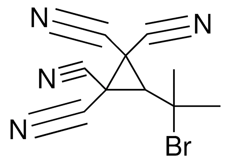 Sigma-Aldrich 3-(1-BROMO-1-METHYL-ETHYL)-CYCLOPROPANE-1,1,2,2-TETRACARBONITRILE,AldrichCPR