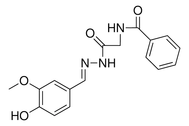 Sigma-Aldrich HIPPURIC (4-HYDROXY-3-METHOXYBENZYLIDENE)HYDRAZIDE,AldrichCPR