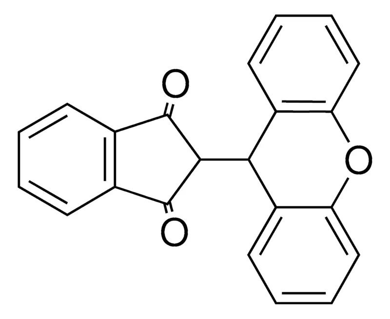 Sigma-Aldrich 2-(9H-XANTHEN-9-YL)-INDAN-1,3-DIONE,AldrichCPR