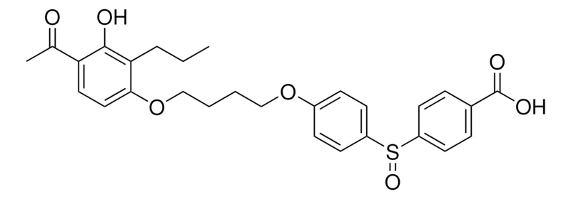 Sigma-Aldrich 4-([4-[4-(4-ACETYL-3-HYDROXY-2-PROPYLPHENOXY)BUTOXY]PHENYL]SULFINYL)BENZOIC ACID，AldrichCPR