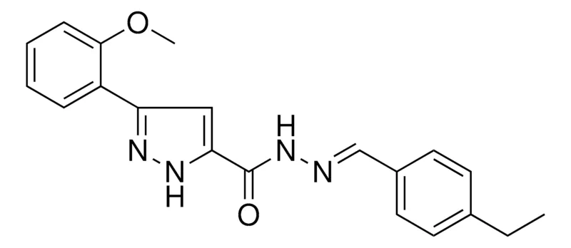 Sigma-Aldrich 5-(2-MEO-PHENYL)-2H-PYRAZOLE-3-CARBOXYLIC ACID (4-ETHYL-BENZYLIDENE)-HYDRAZIDE,AldrichCPR