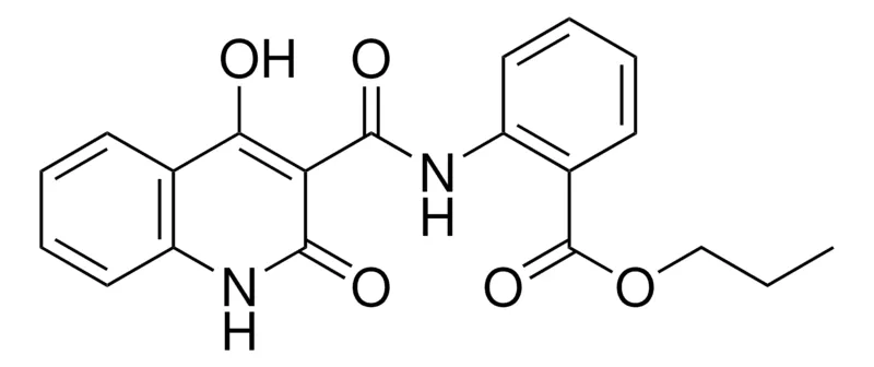 Sigma-Aldrich 2-((4-HO-2-OXO-1,2-2H-QUINOLINE-3-CARBONYL)-AMINO)-BENZOIC ACID PROPYL ESTER,AldrichCPR