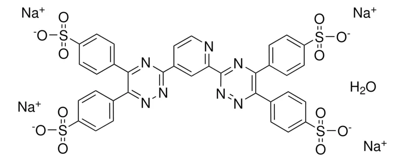 Sigma-Aldrich 2,4-BIS(5,6-BIS(4-SULFO-PHENYL)-1,2,4-TRIAZIN-3-YL)PYRIDINE, SODIUM SALT,HYDRATE,AldrichCPR
