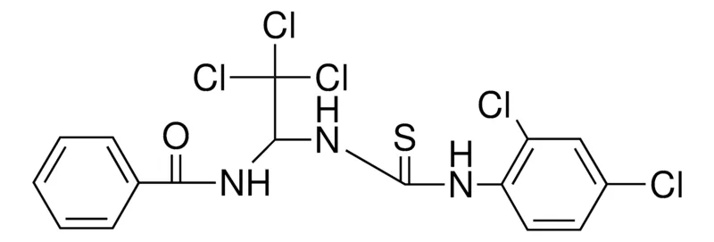 Sigma-Aldrich N-(2,2,2-TRICHLORO-1-(3-(2,4-DICHLORO-PHENYL)-THIOUREIDO)-ETHYL)-BENZAMIDE,AldrichCPR
