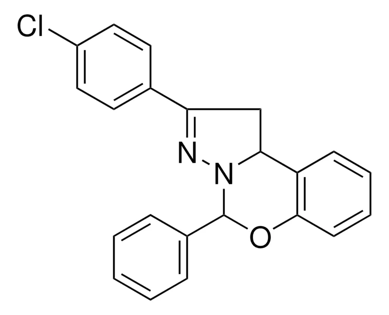 Sigma-Aldrich 2-(4-CL-PHENYL)-4-PHENYL-1,9B-DIHYDRO-5-OXA-3,3A-DIAZA-CYCLOPENTA(A)NAPHTHALENE,AldrichCPR