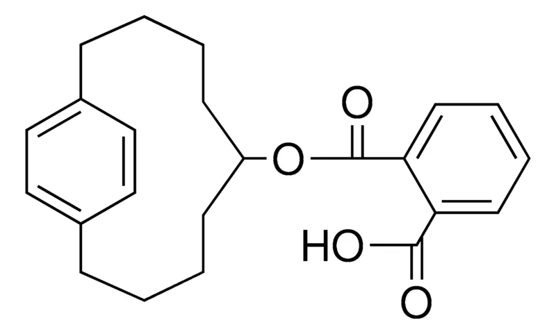 Sigma-Aldrich PHTHALIC ACID MONO-BICYCLO(9.2.2)PENTADECA-1(14),11(15),12-TRIEN-6-YL ESTER,AldrichCPR