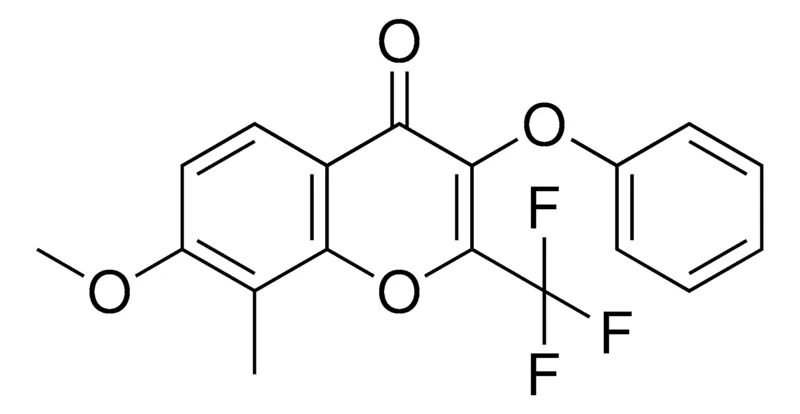 Sigma-Aldrich 7-METHOXY-8-METHYL-3-PHENOXY-2-TRIFLUOROMETHYL-CHROMEN-4-ONE,AldrichCPR
