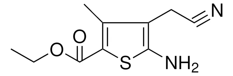 Sigma-Aldrich 5-AMINO-4-CYANOMETHYL-3-METHYL-THIOPHENE-2-CARBOXYLIC ACID ETHYL ESTER,AldrichCPR