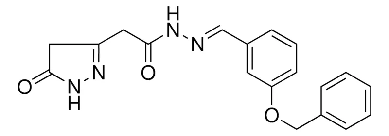Sigma-Aldrich N'-(3-(BENZYLOXY)BENZYLIDENE)2-(5-OXO-4,5-DIHYDRO-1H-PYRAZOL-3-YL)ACETOHYDRAZIDE,AldrichCPR