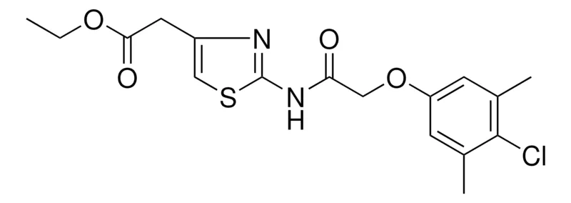Sigma-Aldrich (2-(2-(4-CL-3,5-DIMETHYL-PHENOXY)-ACETYLAMINO)-THIAZOL-4-YL)ACETIC ACID ET ESTER,AldrichCPR