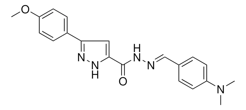 Sigma-Aldrich 5-(4-MEO-PH)2H-PYRAZOLE-3-CARBOXYLIC ACID (4-DIMETHYLAMINO-BENZYLIDENE)HYDRAZIDE,AldrichCPR
