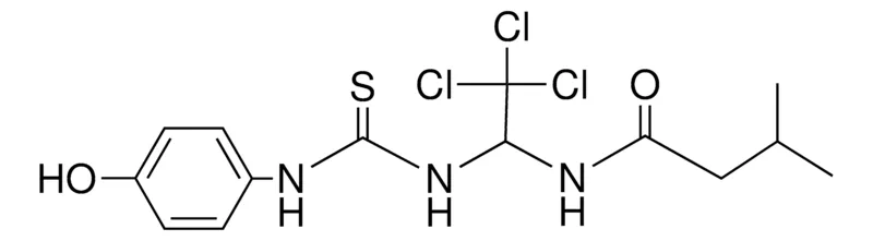 Sigma-Aldrich 3-ME-N-(2,2,2-TRICHLORO-1-(3-(4-HYDROXY-PHENYL)-THIOUREIDO)-ETHYL)-BUTYRAMIDE,AldrichCPR
