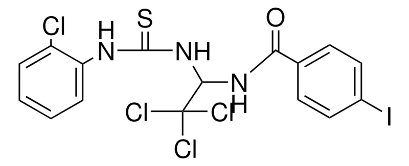 Sigma-Aldrich 4-IODO-N-(2,2,2-TRICHLORO-1-(3-(2-CHLORO-PHENYL)-THIOUREIDO)-ETHYL)-BENZAMIDE,AldrichCPR