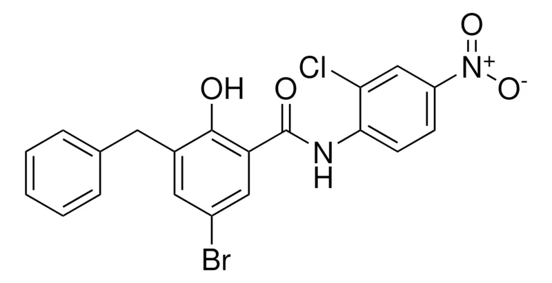 Sigma-Aldrich 3-BENZYL-5-BROMO-N-(2-CHLORO-4-NITROPHENYL)-2-HYDROXYBENZAMIDE，AldrichCPR