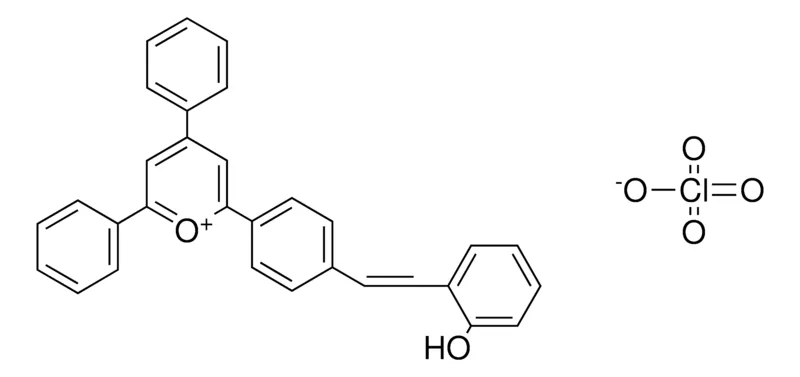 Sigma-Aldrich 2-(4-(2-(2-HYDROXY-PHENYL)-VINYL)-PHENYL)-4,6-DIPHENYL-PYRANYLIUM, PERCHLORATE,AldrichCPR