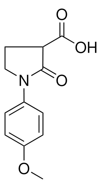 Sigma-Aldrich 1-(4-METHOXYPHENYL)-2-OXO-3-PYRROLIDINECARBOXYLIC ACID,AldrichCPR