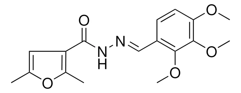 Sigma-Aldrich 2,5-DIMETHYL-FURAN-3-CARBOXYLIC ACID (2,3,4-TRIMETHOXY-BENZYLIDENE)-HYDRAZIDE,AldrichCPR