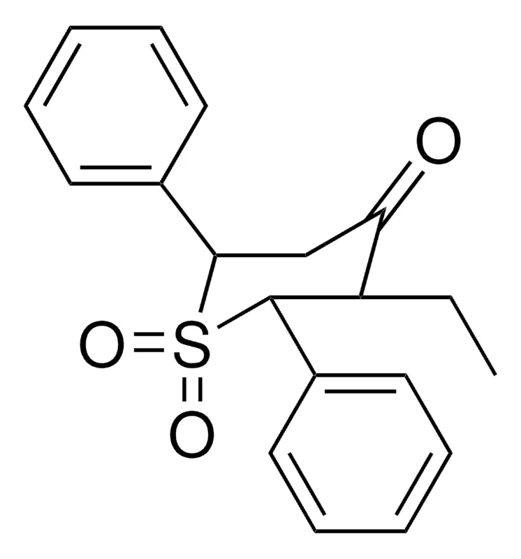 Sigma-Aldrich 3-ETHYL-1,1-DIOXO-2,6-DIPHENYL-TETRAHYDRO-THIOPYRAN-4-ONE，AldrichCPR