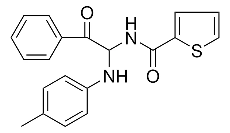 Sigma-Aldrich THIOPHENE-2-CARBOXYLIC ACID (2-OXO-2-PHENYL-1-P-TOLYLAMINO-ETHYL)-AMIDE,AldrichCPR