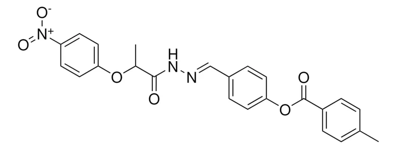 Sigma-Aldrich 4-(2-(2-(4-NITROPHENOXY)PROPANOYL)CARBOHYDRAZONOYL)PHENYL 4-METHYLBENZOATE，AldrichCPR
