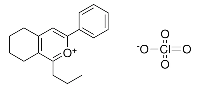 Sigma-Aldrich 3-PHENYL-1-PROPYL-5,6,7,8-TETRAHYDRO-ISOCHROMENYLIUM, PERCHLORATE,AldrichCPR