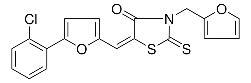 Sigma-Aldrich 5-(5-(2-CL-PH)FURAN-2-YLMETHYLENE)-3-FURAN-2-YLMETHYL-2-THIOXO-THIAZOLIDIN-4-ONE,AldrichCPR