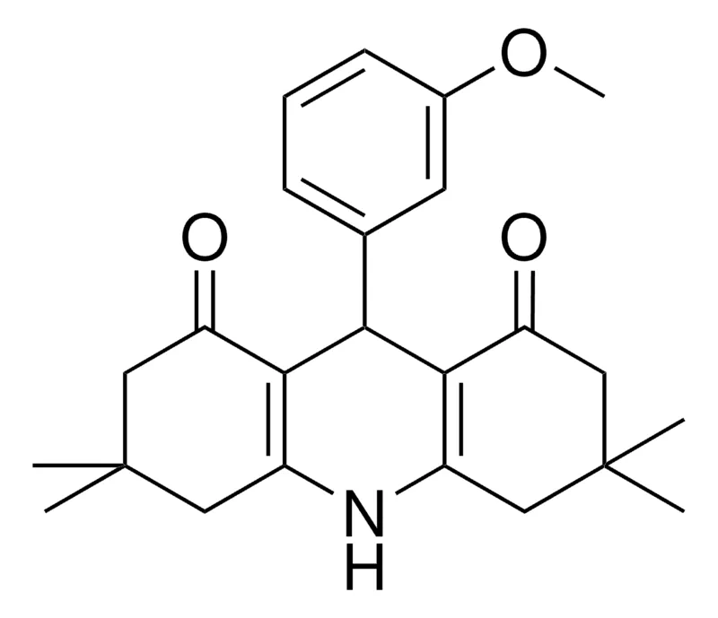 Sigma-Aldrich 9-(3-MEO-PH)-3,3,6,6-TETRAMETHYL-3,4,6,7,9,10-HEXAHYDRO-2H,5H-ACRIDINE-1,8-DIONE,AldrichCPR