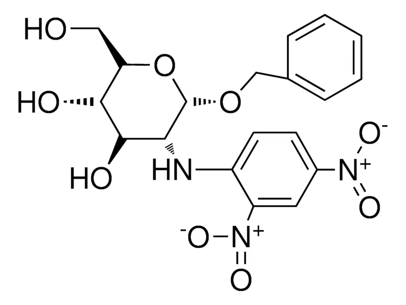 Sigma-Aldrich 6-BENZYLOXY-5-(2,4-DINITRO-PHENYLAMINO)-2-HYDROXYMETHYL-4H-PYRAN-3,4-DIOL,AldrichCPR
