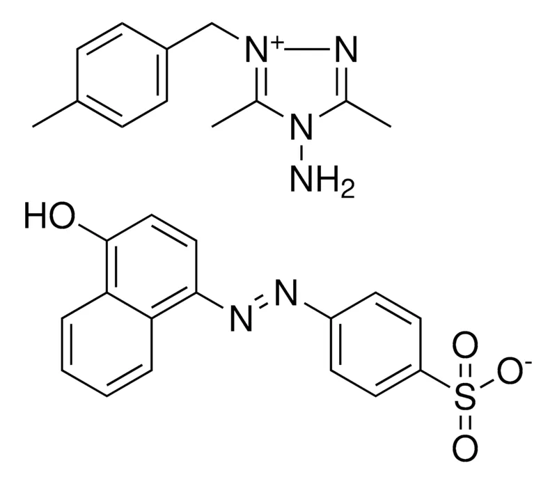 Sigma-Aldrich 4-AMINO-3,5-DIMETHYL-1-(4-METHYLBENZYL)-4H-1,2,4-TRIAZOL-1-IUM 4-[(E)-(4-HYDROXY-1-NAPHTHYL)DIAZENYL]BENZENESULFONATE，AldrichCPR
