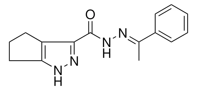 Sigma-Aldrich 1,4,5,6-4H-CYCLOPENTAPYRAZOLE-3-CARBOXYLIC ACID (1-PHENYL-ETHYLIDENE)-HYDRAZIDE,AldrichCPR