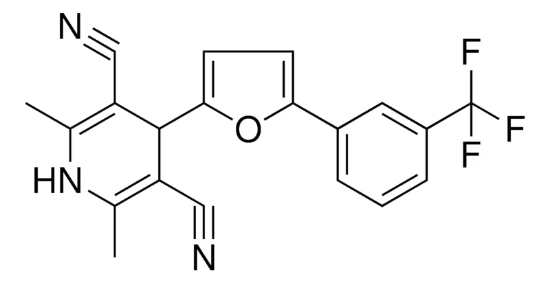Sigma-Aldrich 2,6-DI-ME-4(5-(3-TRI-F-METHYL-PH)-FURAN-2-YL)-1,4-2H-PYRIDINE-3,5-DICARBONITRILE,AldrichCPR