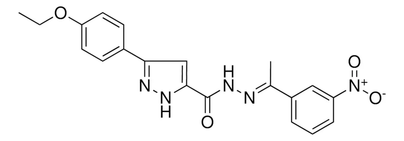 Sigma-Aldrich 5-(4-ETO-PH)-2H-PYRAZOLE-3-CARBOXYLIC ACID (1-(3-NITRO-PH)-ETHYLIDENE)-HYDRAZIDE,AldrichCPR