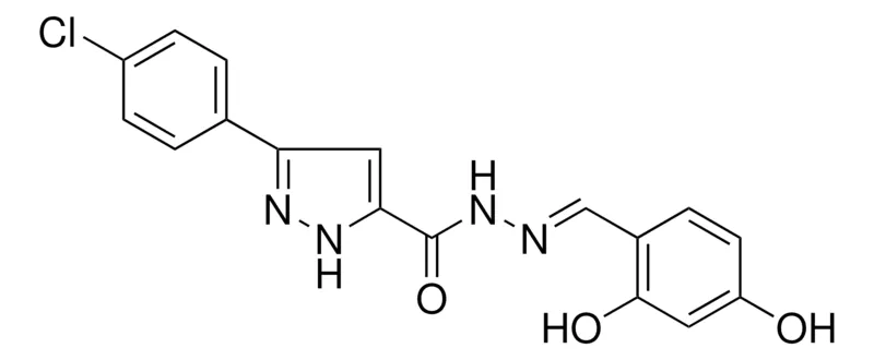 Sigma-Aldrich 5-(4-CL-PH)-2H-PYRAZOLE-3-CARBOXYLIC ACID (2,4-DIHYDROXY-BENZYLIDENE)-HYDRAZIDE,AldrichCPR